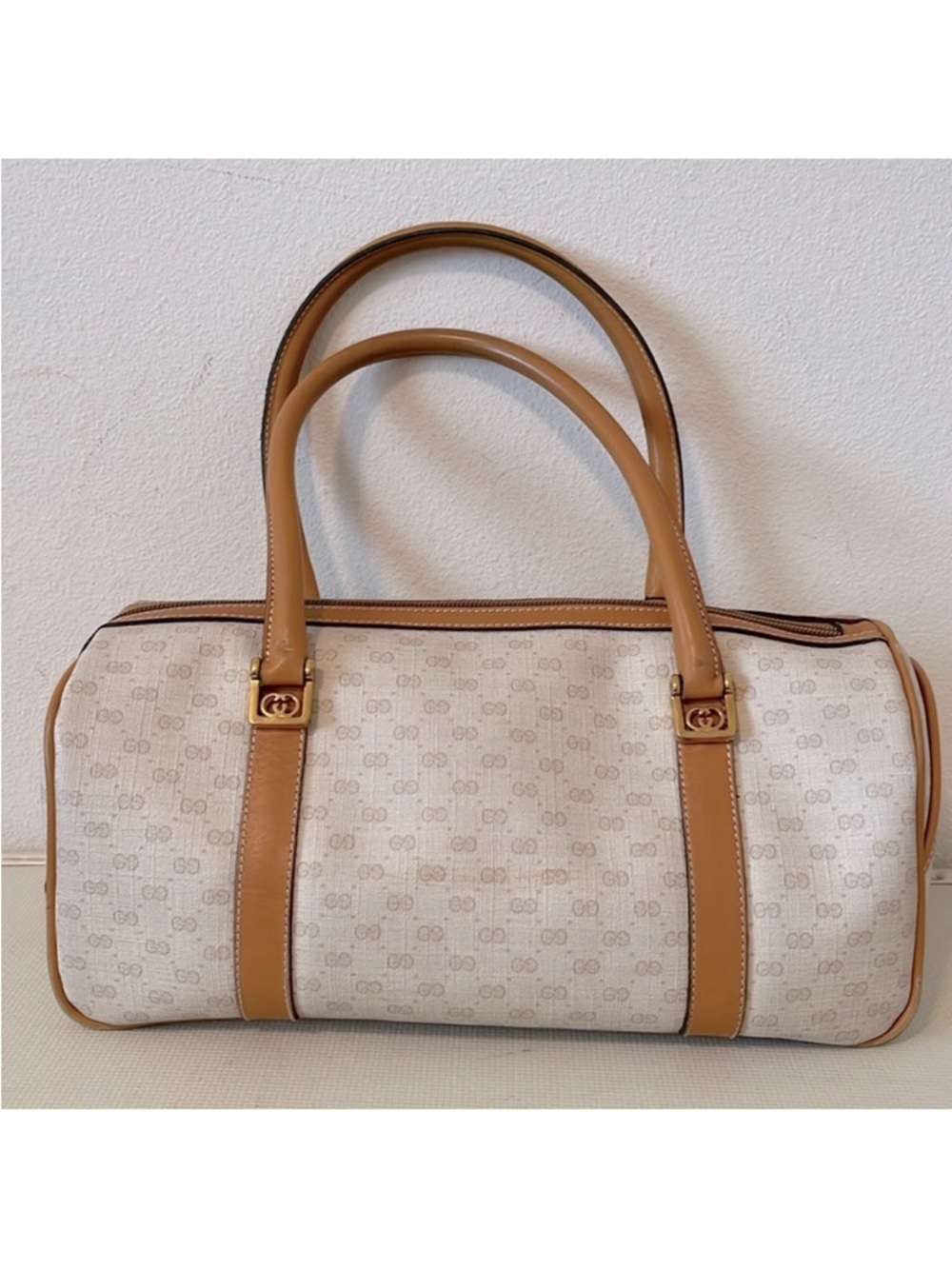 Vintage Gucci Monogram Boston Bag